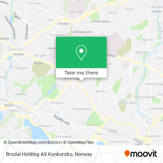 Brodal Holding AS Konkursbo map