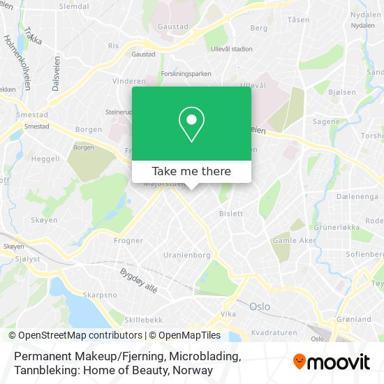 Permanent Makeup / Fjerning, Microblading, Tannbleking: Home of Beauty map