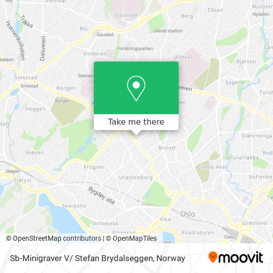 Sb-Minigraver V/ Stefan Brydalseggen map