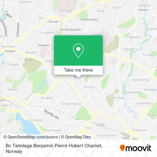 Bc Tannlege Benjamin Pierre Hubert Charnet map