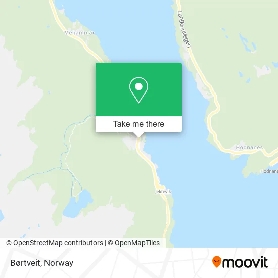 Børtveit map