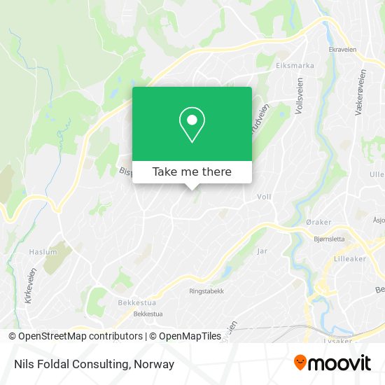 Nils Foldal Consulting map