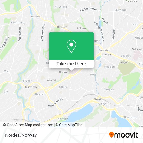 Nordea map