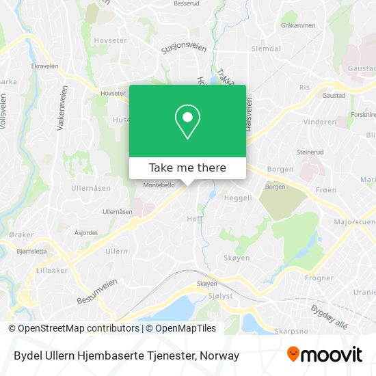 Bydel Ullern Hjembaserte Tjenester map