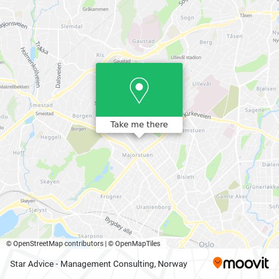 Star Advice - Management Consulting map