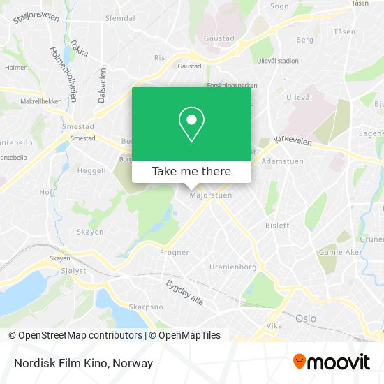 Nordisk Film Kino map