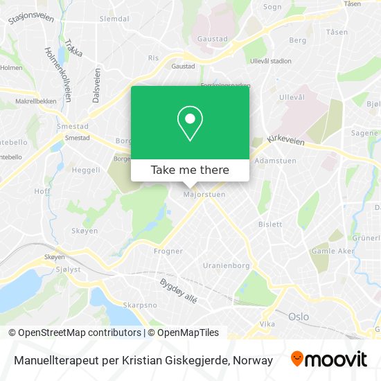 Manuellterapeut per Kristian Giskegjerde map