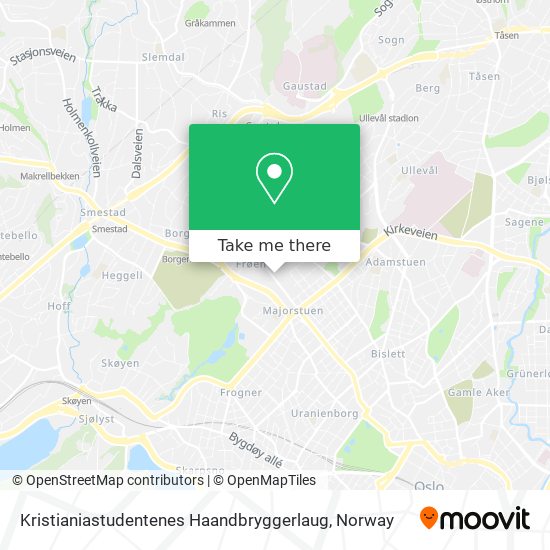 Kristianiastudentenes Haandbryggerlaug map