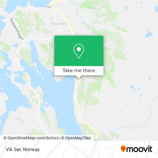 Vik Sør map