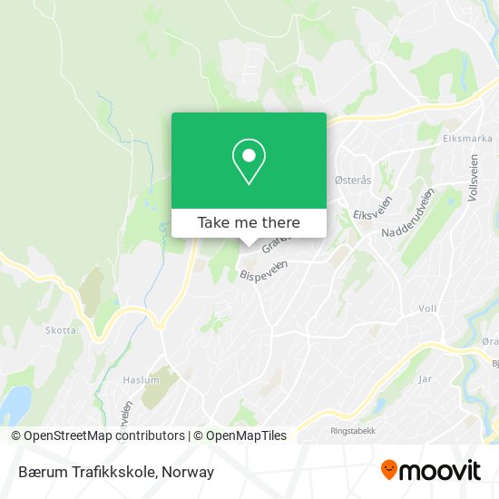 Bærum Trafikkskole map