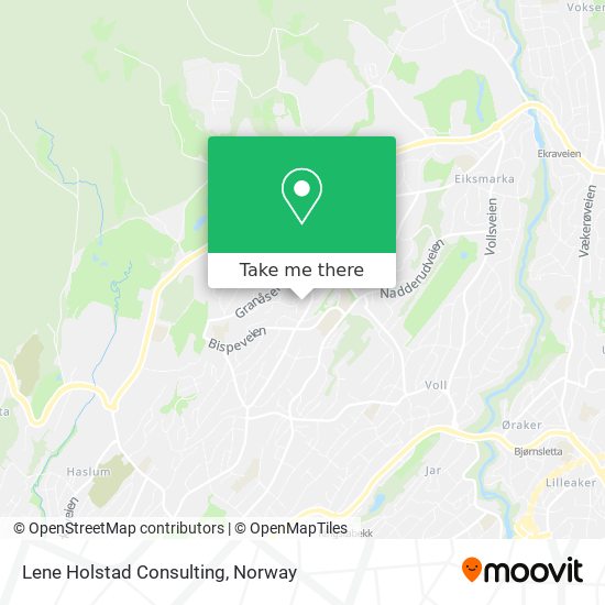 Lene Holstad Consulting map