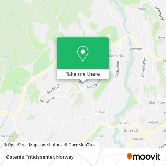 Østerås Fritidssenter map
