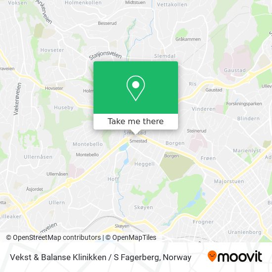Vekst & Balanse Klinikken / S Fagerberg map