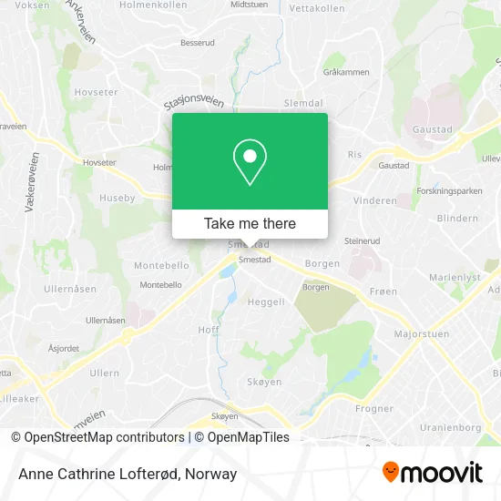 Anne Cathrine Lofterød map