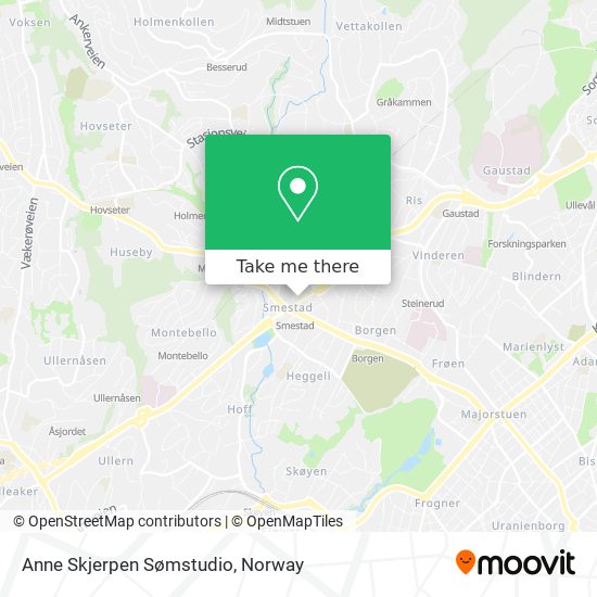 Anne Skjerpen Sømstudio map