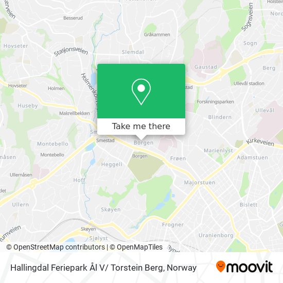 Hallingdal Feriepark Ål V/ Torstein Berg map