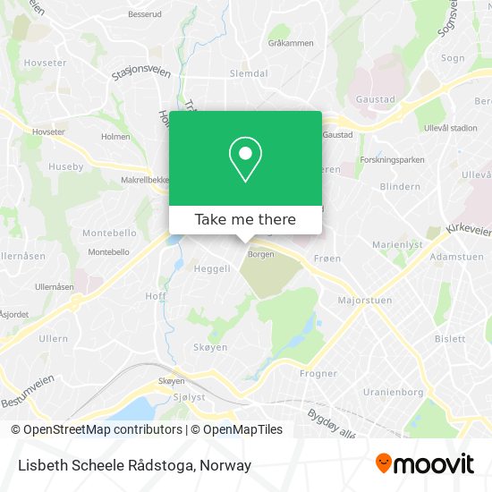 Lisbeth Scheele Rådstoga map