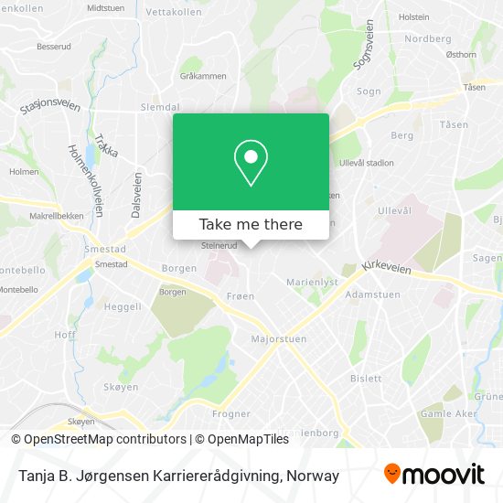 Tanja B. Jørgensen Karriererådgivning map