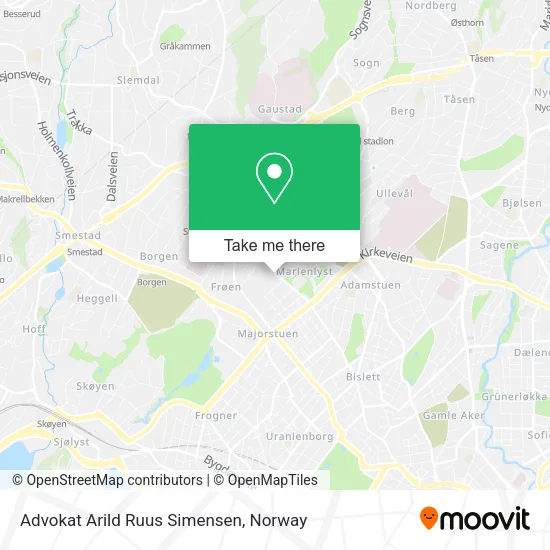 Advokat Arild Ruus Simensen map