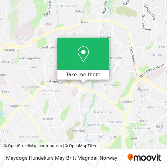 Maydogs Hundekurs May-Britt Magndal map