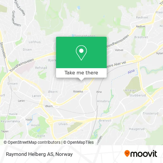 Raymond Helberg AS map