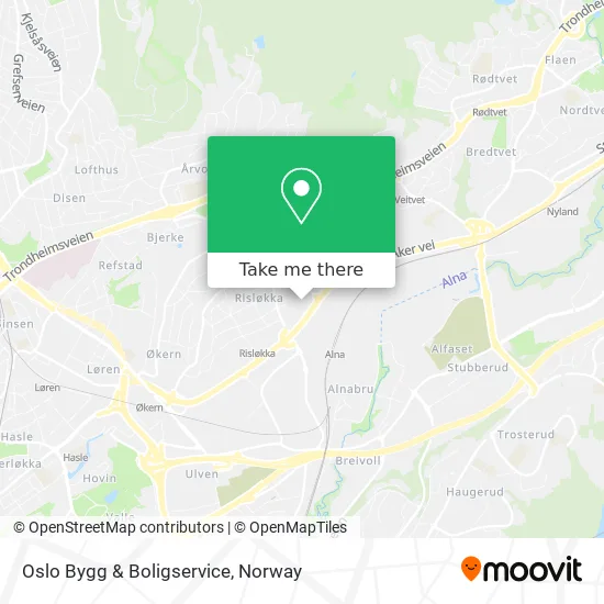 Oslo Bygg & Boligservice map