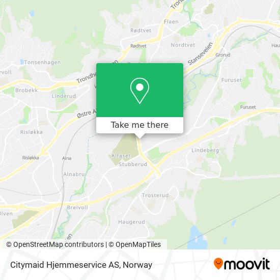 Citymaid Hjemmeservice AS map