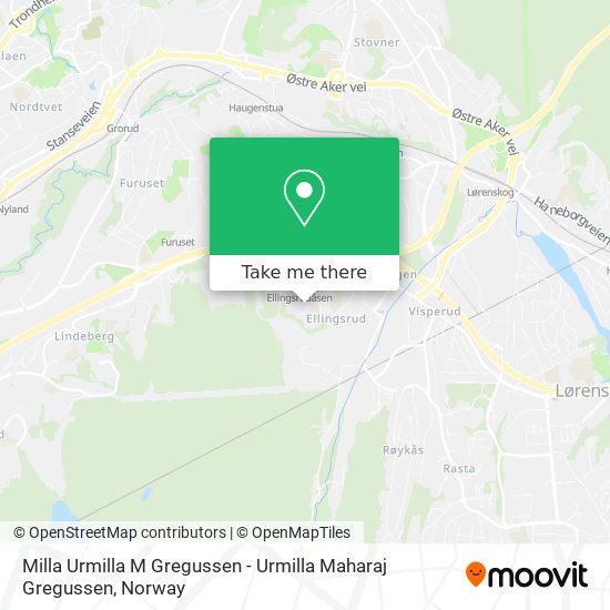 Milla Urmilla M Gregussen - Urmilla Maharaj Gregussen map