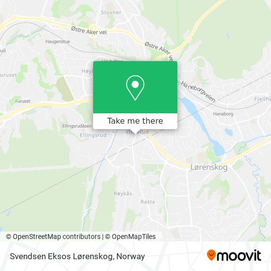 Svendsen Eksos Lørenskog map