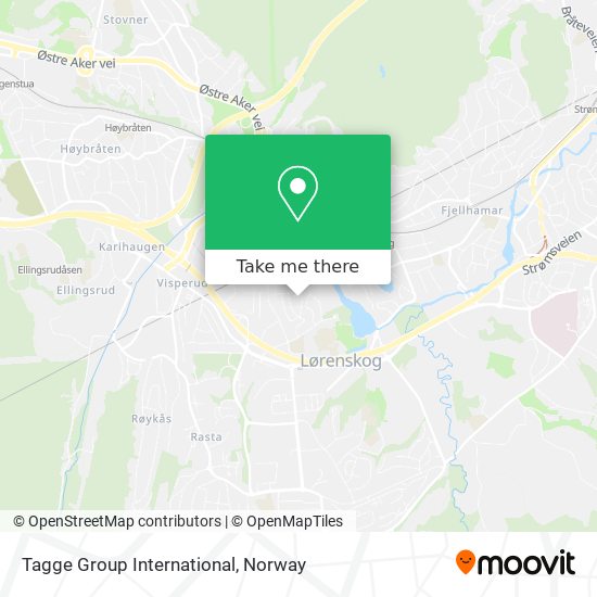 Tagge Group International map