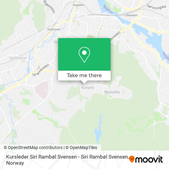 Kursleder Siri Rambøl Svensen - Siri Rambøl Svensen map