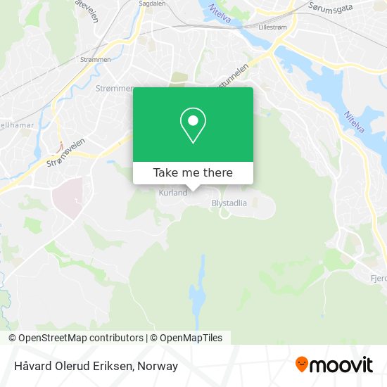 Håvard Olerud Eriksen map