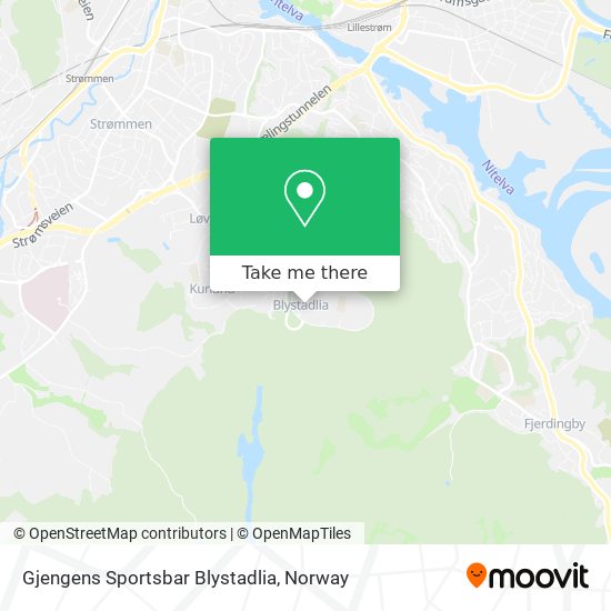 Gjengens Sportsbar Blystadlia map