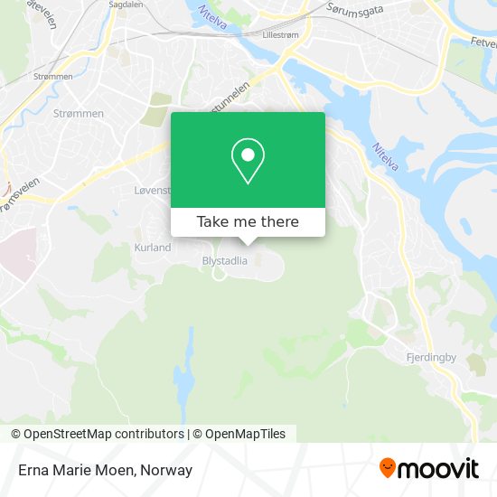 Erna Marie Moen map