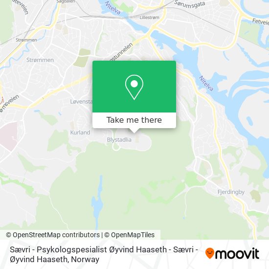 Sævri - Psykologspesialist Øyvind Haaseth - Sævri - Øyvind Haaseth map
