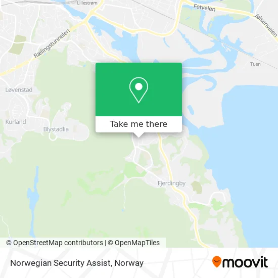 Norwegian Security Assist map
