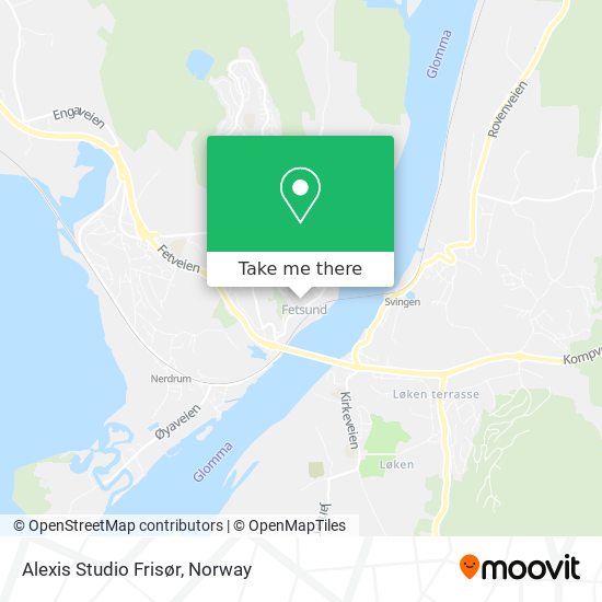Alexis Studio Frisør map