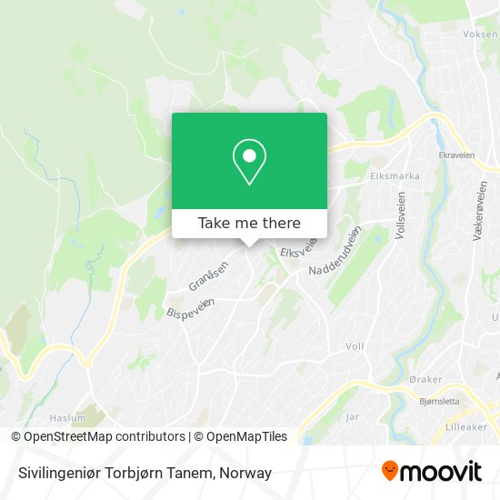 Sivilingeniør Torbjørn Tanem map