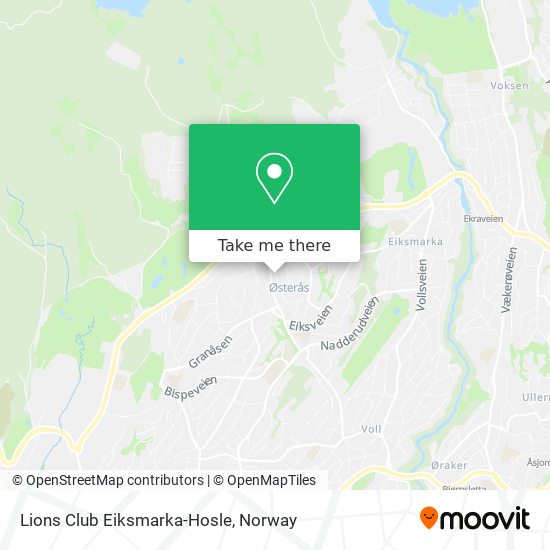 Lions Club Eiksmarka-Hosle map