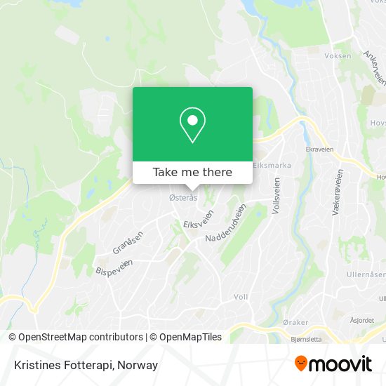 Kristines Fotterapi map