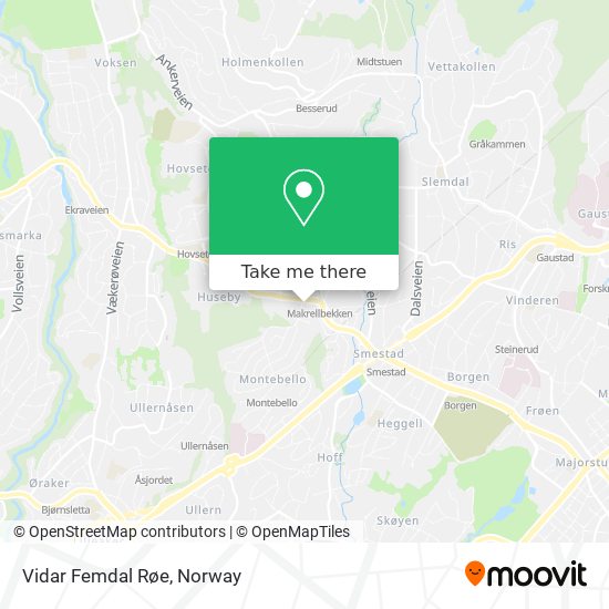 Vidar Femdal Røe map