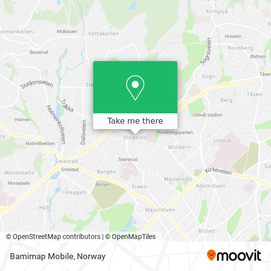 Bamimap Mobile map