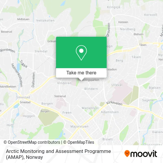 Arctic Monitoring and Assessment Programme (AMAP) map