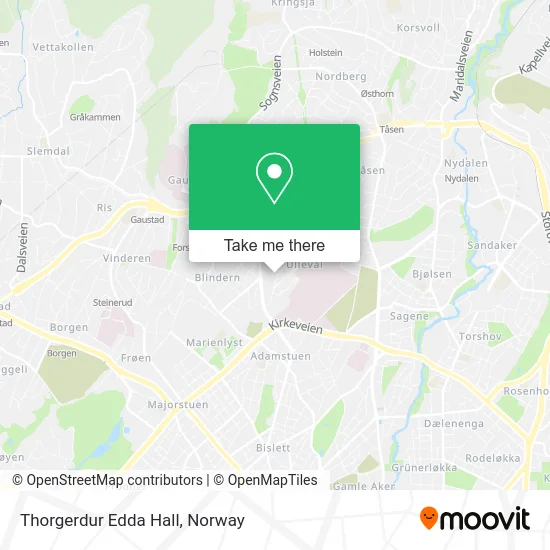 Thorgerdur Edda Hall map