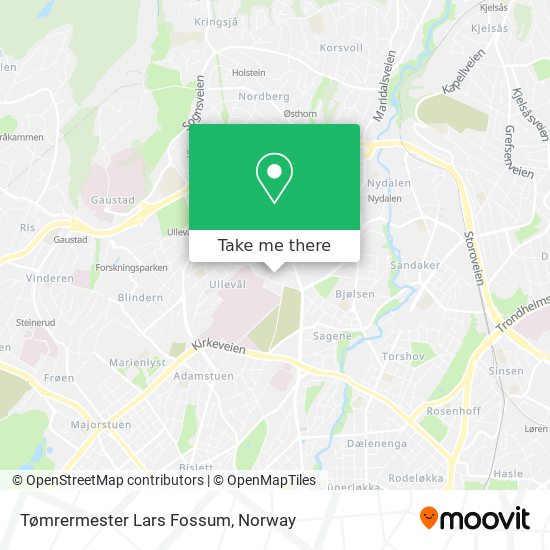 Tømrermester Lars Fossum map