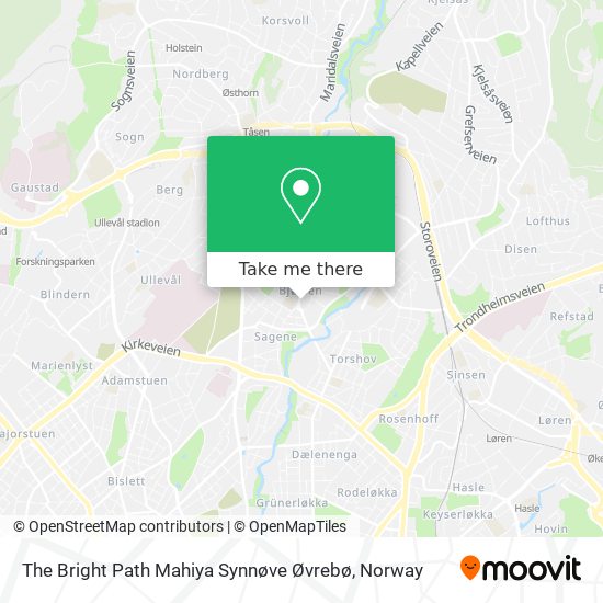 The Bright Path Mahiya Synnøve Øvrebø map