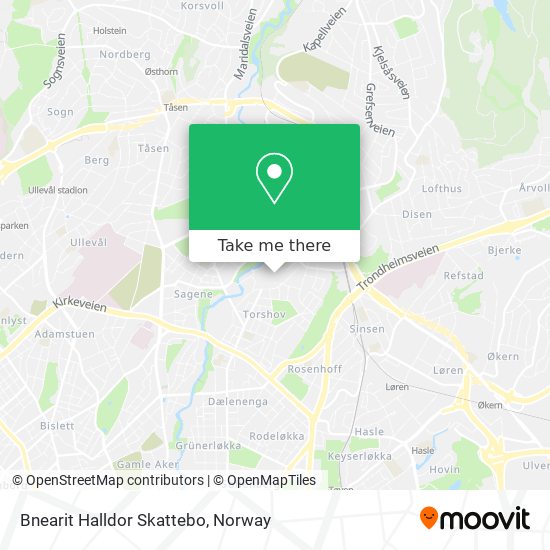 Bnearit Halldor Skattebo map