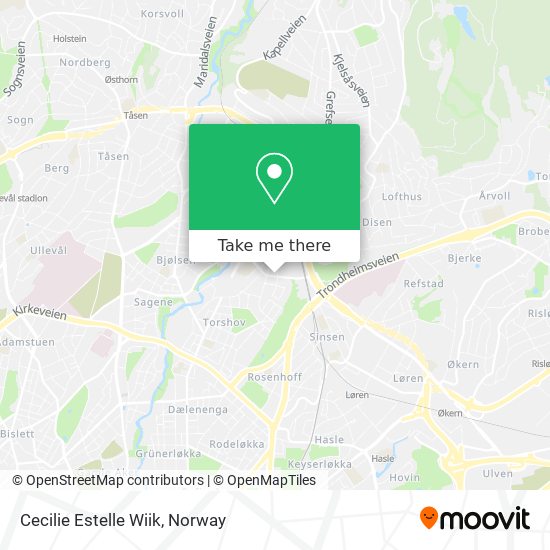 Cecilie Estelle Wiik map