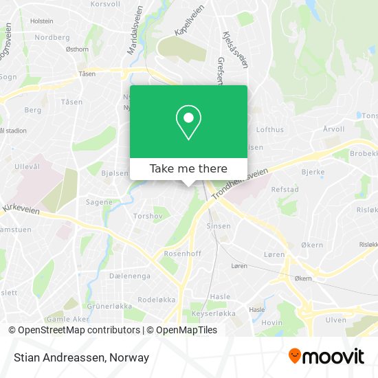 Stian Andreassen map