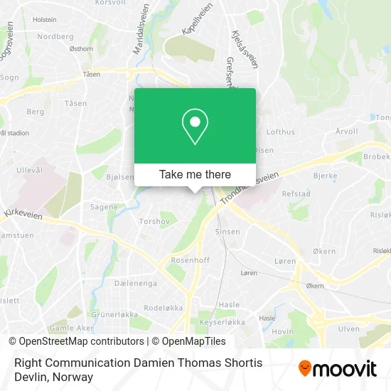 Right Communication Damien Thomas Shortis Devlin map